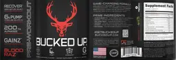 Bucked Up Pre-Workout Blood Raz