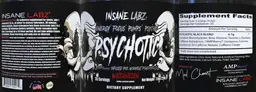 Label for Psychotic Black Watermelon