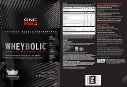 Label for Wheybolic Classic Vanilla