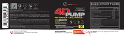 Label for 4D Pump Red Lemonade
