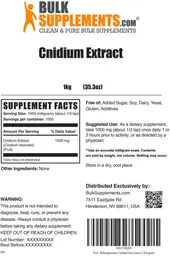 Label for Cnidium Extract