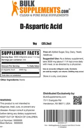 Label for D-Aspartic Acid