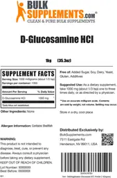 Label for D-Glucosamine HCl