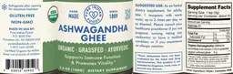 Label for Ashwagandha Ghee