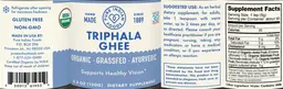 Label for Triphala Ghee