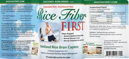 Label for Rice Fiber First