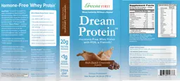 Label for Dream Protein Rich Dutch Chocolate Flavor