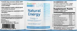 Label for Natural Energy