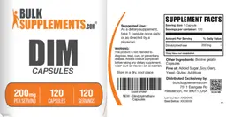 Label for DIM 200 mg Capsules