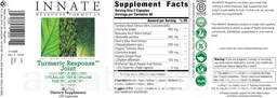Label for Turmeric Response Joint