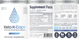 Label for Keto K-Caps Natural