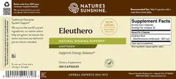 Label for Eleuthero