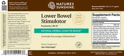 Label for Lower Bowel Stimulator