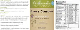 Label for Greens Complete
