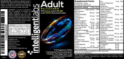 Label for Adult Multivitamin