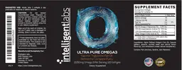 Label for Ultra Pure Omega 3 2250mg