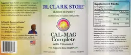 Label for CAL-MAG Complete