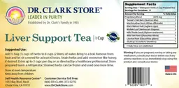 Label for Liver Support Tea