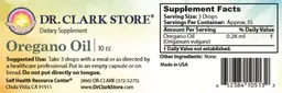 Label for Oregano Oil