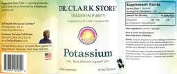 Label for Potassium 85 mg