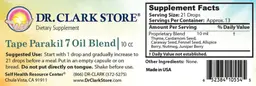 Label for Tape Parakil 7 Oil Blend