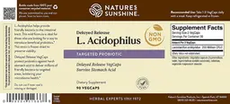 Label for Delayed Release L. Acidophilus