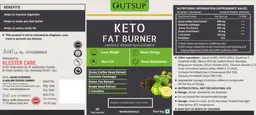 Label for Keto Fat Burner