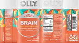 Label for Ultra Strength Brain