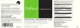 Label for Evening Primrose Oil
