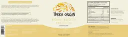 Label for Bone Broth Protein Chocolate