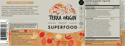 Label for Fruit Superfood