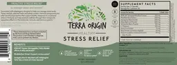 Label for Healthy Stress Relief