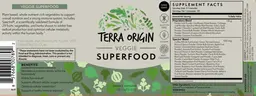 Label for Veggie Superfood