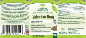 Valerian Root 450 mg