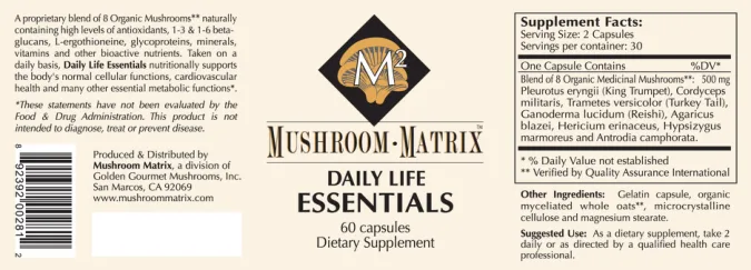 Label for Daily Life Essentials