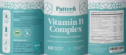 Label for Vitamin B Complex