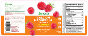 Calcium Magnesium + Vitamin D3 Raspberry