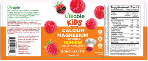 Calcium Magnesium + Vitamin D3 Raspberry