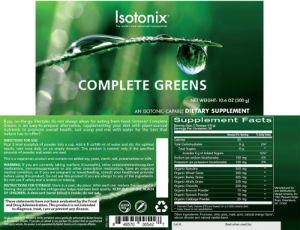 Complete Greens