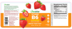 Vitamin B6 Natural Strawberry Flavor