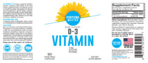 Vitamin D-3 125 mcg