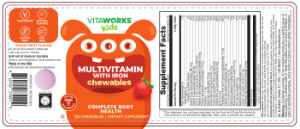 Multivitamin with Iron Mixed Fruit Flavo