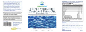 Triple Strength Omega-3 Fish Oil