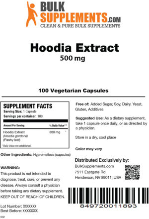 Hoodia Extract 500 mg