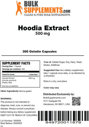 Hoodia Extract 500 mg