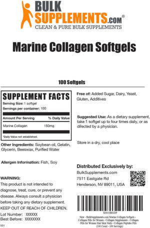 Marine Collagen Softgels
