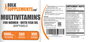 Multivitamins For Women - with Fish Oil 