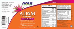 Label for ADAM Capsules