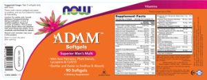 Label for Adam Softgels