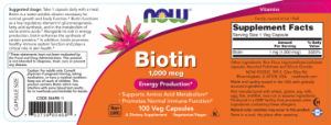 Biotin 1,000 mcg